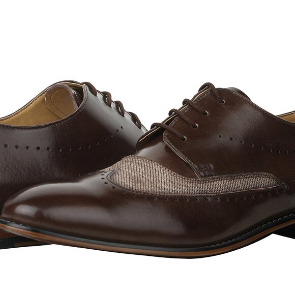 LIBERTYZENO Formal Shoe Manmade/ PU Leather And Textile Mens Oxford Dress Shoe main image 5